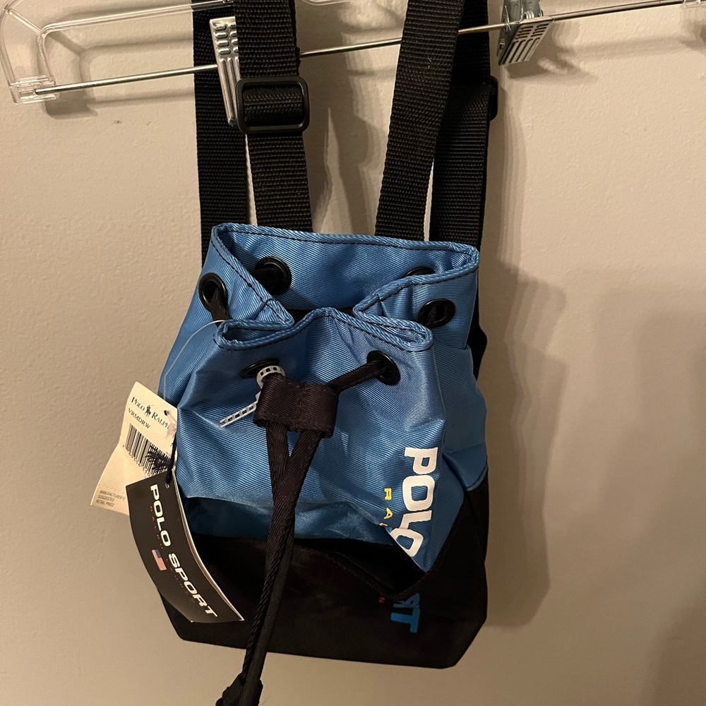 NWT Polo by Ralph Lauren Blue and Black Sport Bag
